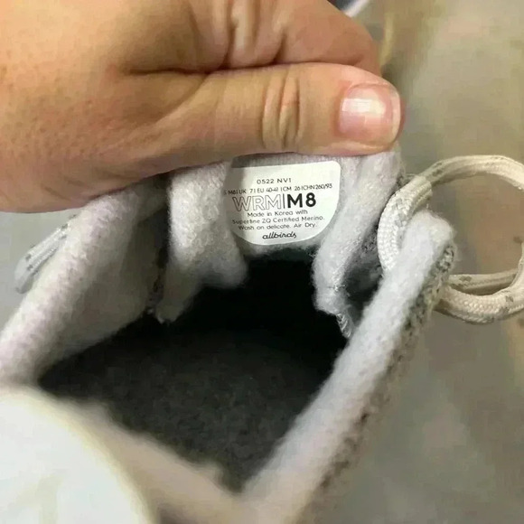 All birds Wool Runner Mizzles size 8 - Picture 3 of 7